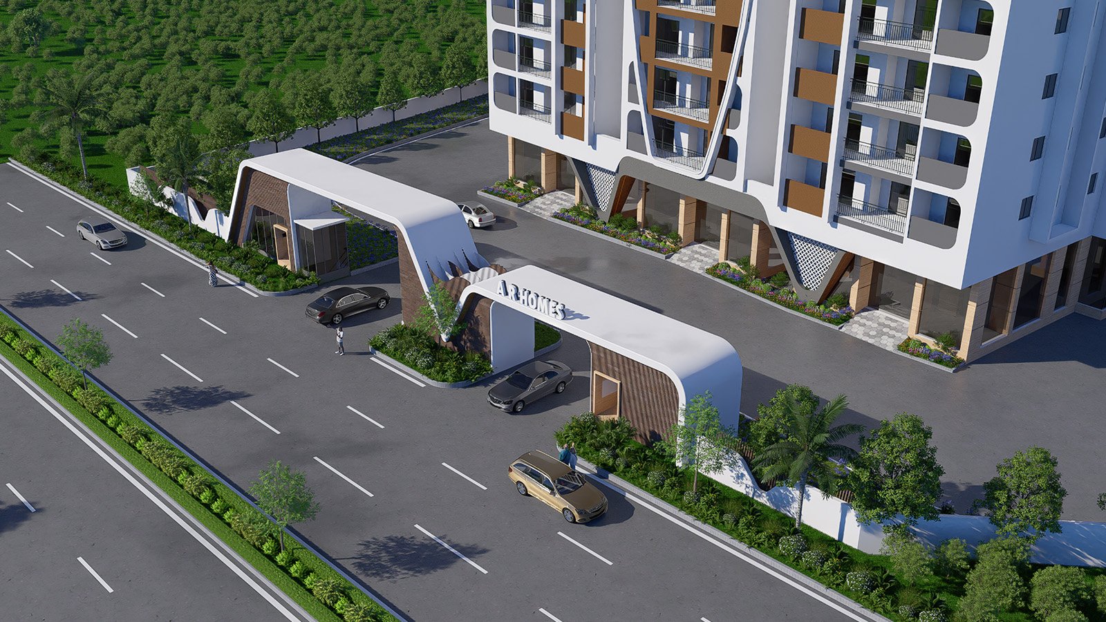 A R Height entrance gate -1